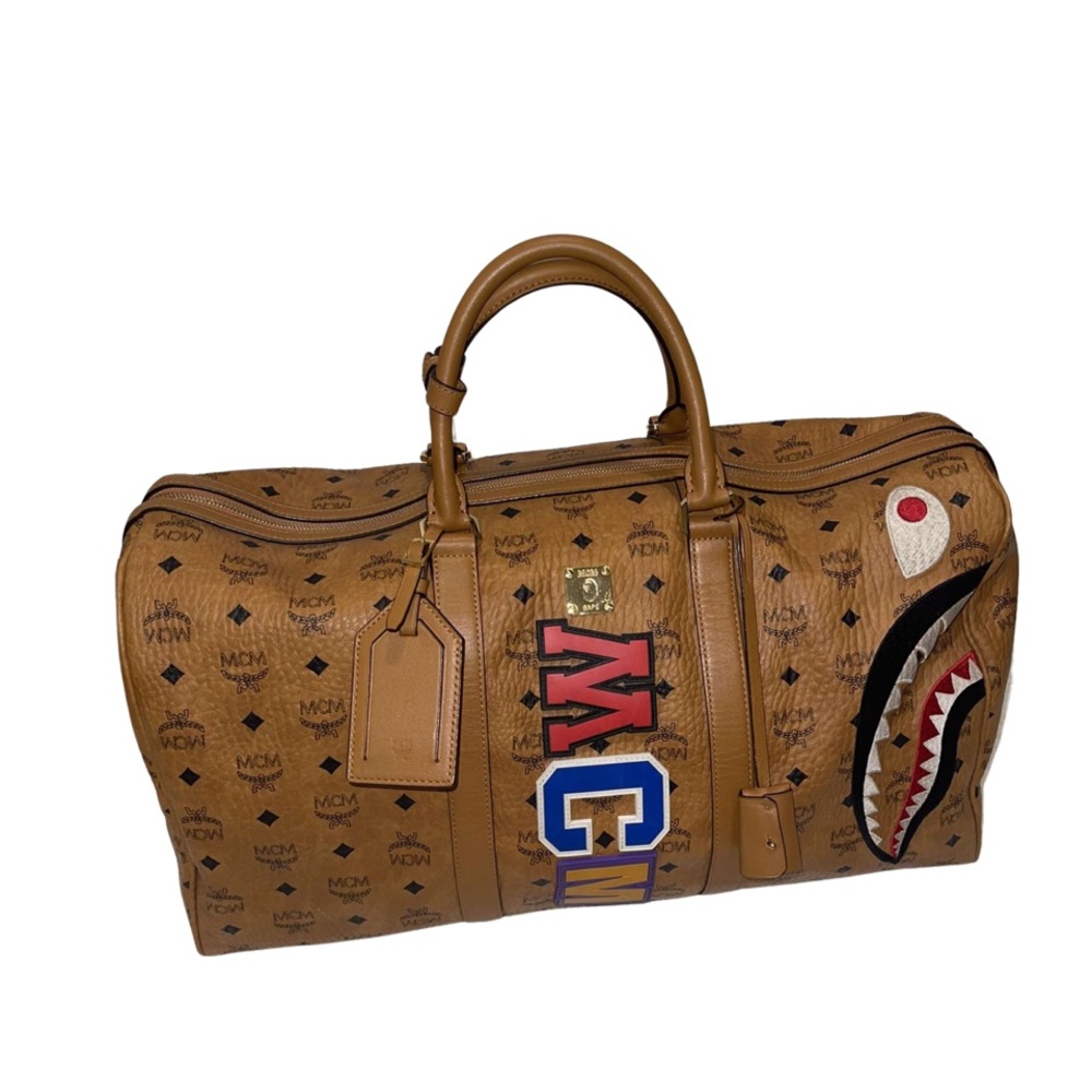 BAPExMCM collab duffle bag 9/10 condition comes with dust bag